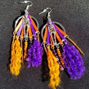 Halloween Dreamcatcher Earrings